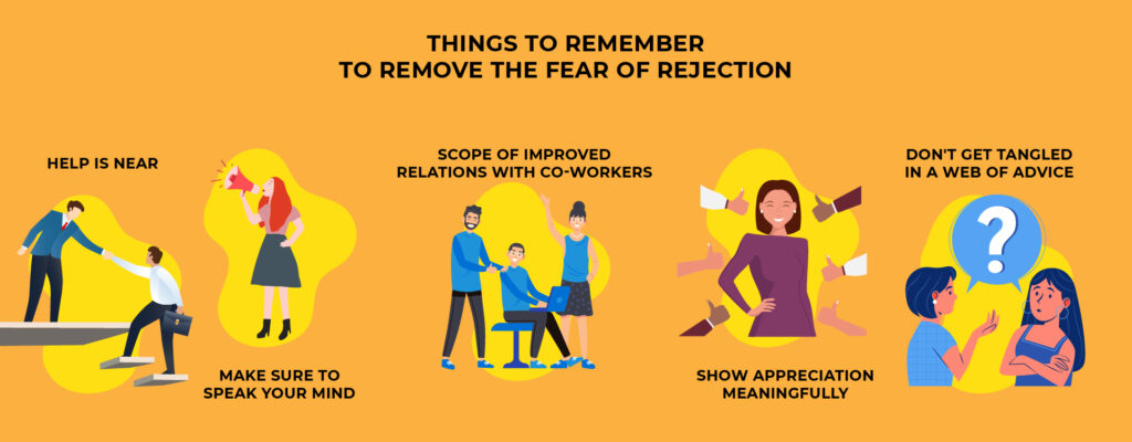 Pointers to remember to remove the fear of rejection