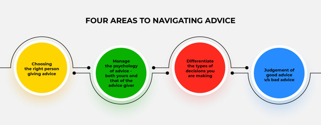Four Areas to Navigating Advice