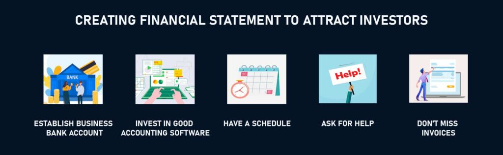 Creating Financial Statement to attract investors