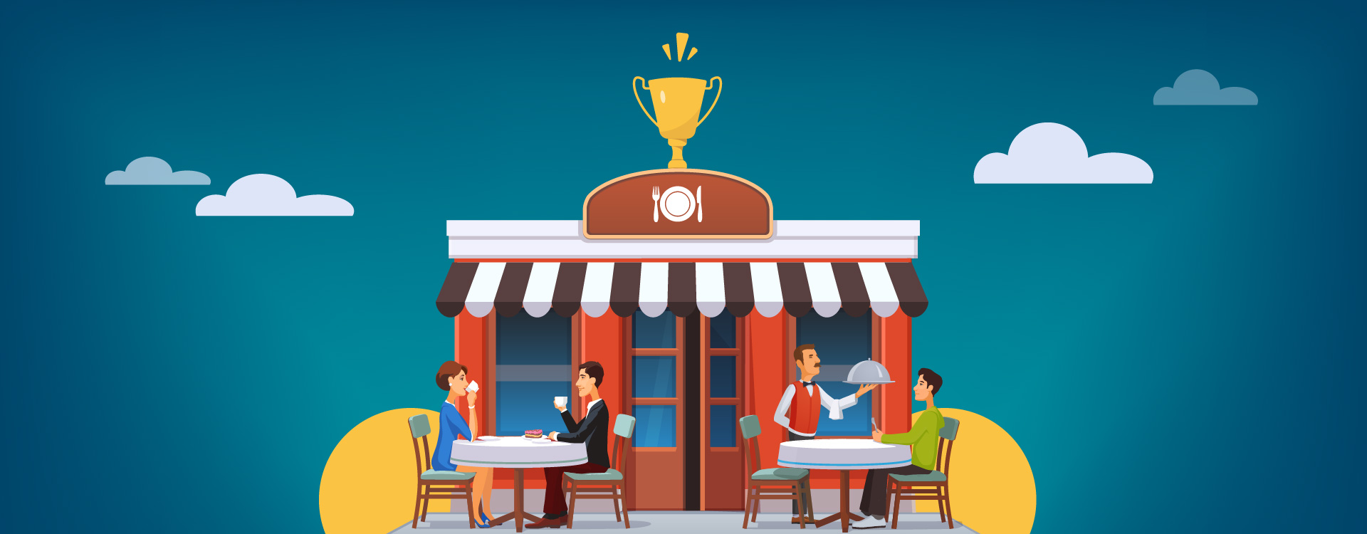 Standalone restaurants own a major share in the restaurant and food businesses.