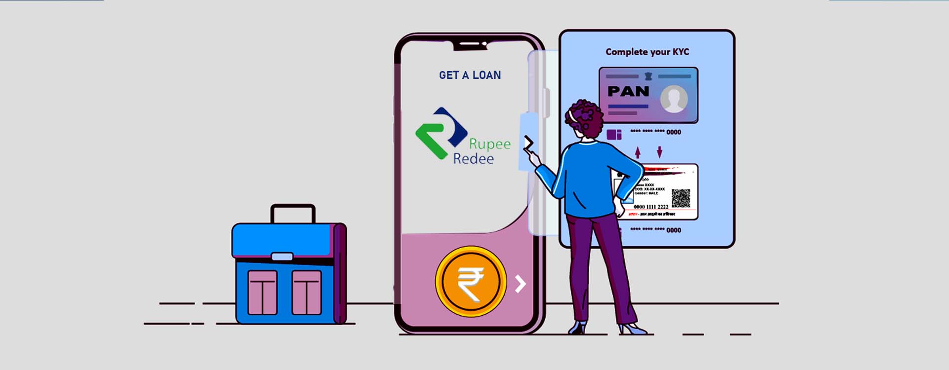 RupeeRedee offer loans digitally to low income families and MSME quickly.