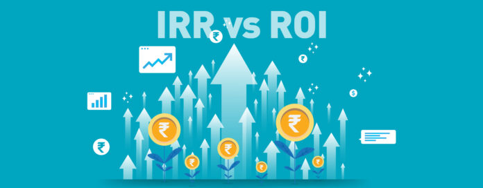 IRR vs ROI has been a matter of confusion for the investors for calculating the returns of the investment.